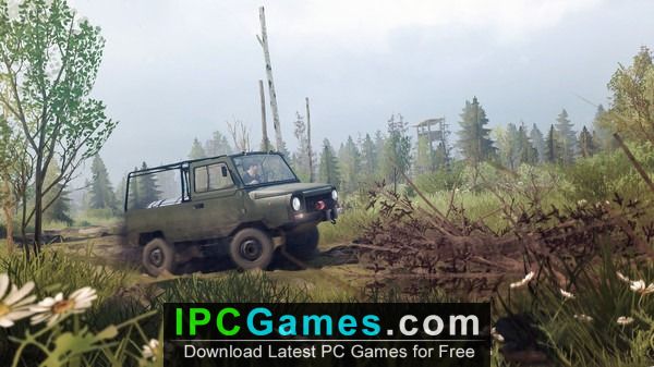 spintires mudrunner pc black on startup