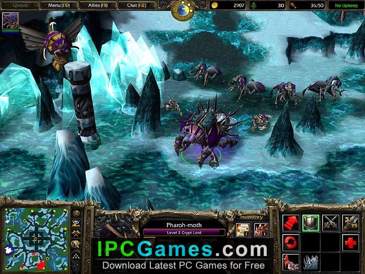 what was the name of the warcraft iii the frozen throne mod