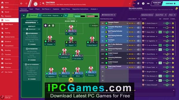 free football manager games download mac